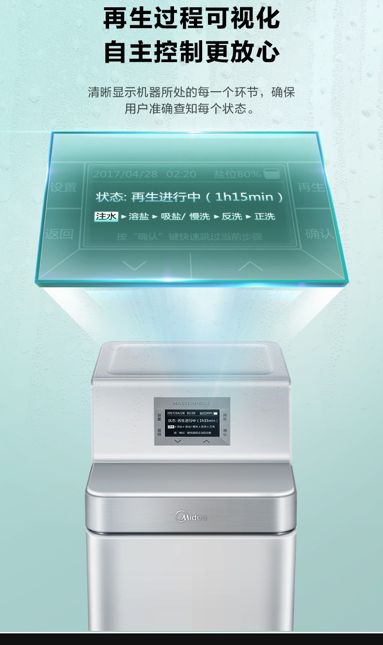 美的集团获得外观设计专利授权：“软水机”