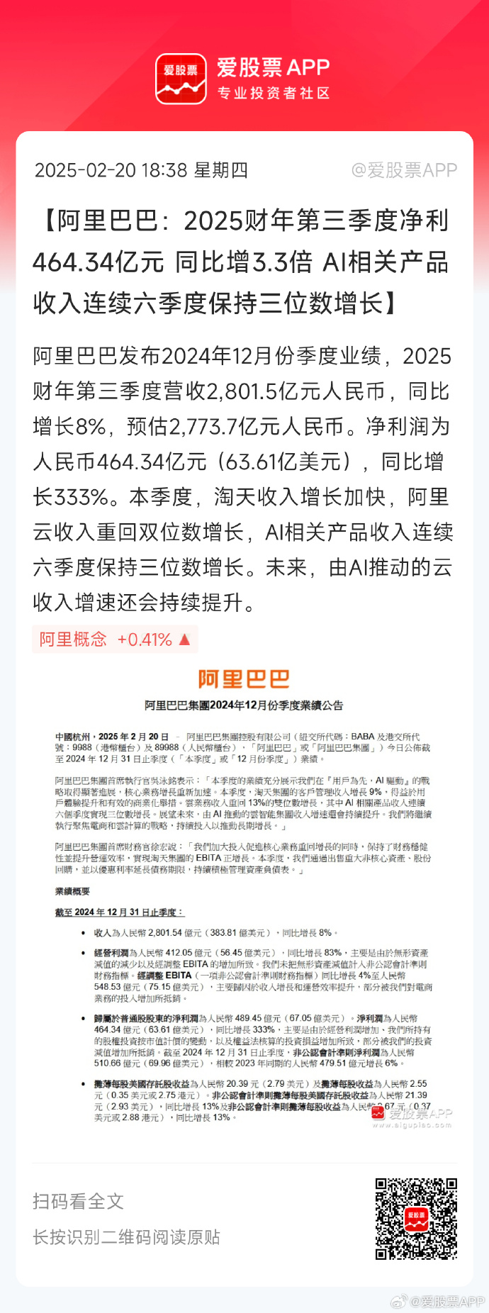 圆通速递2024年营业收入同比增长近两成 全年快递业务完成量265.73亿件