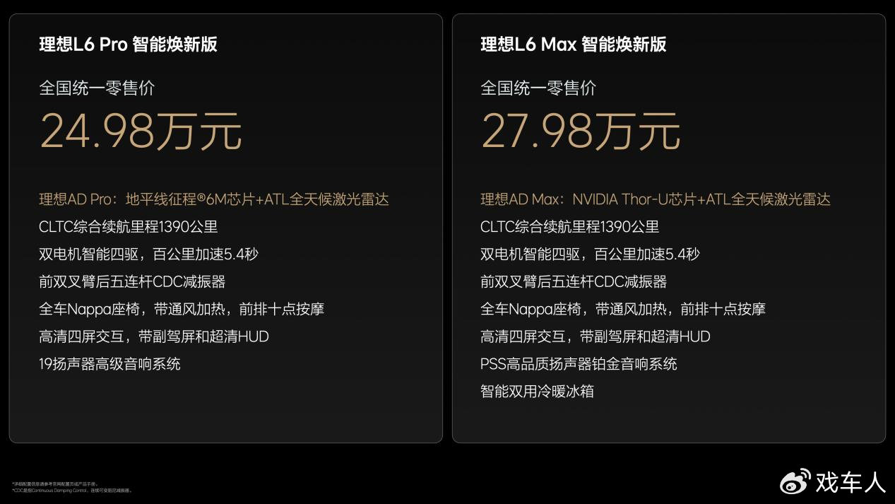 理想汽车L系列升级:全系激光雷达+双腔悬架
