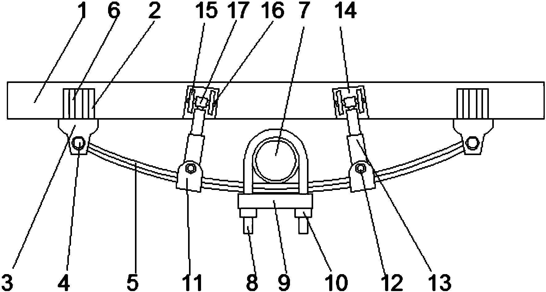 铁建重工获得实用新型专利授权：“用于车桥疲劳试验的通用试验台架”