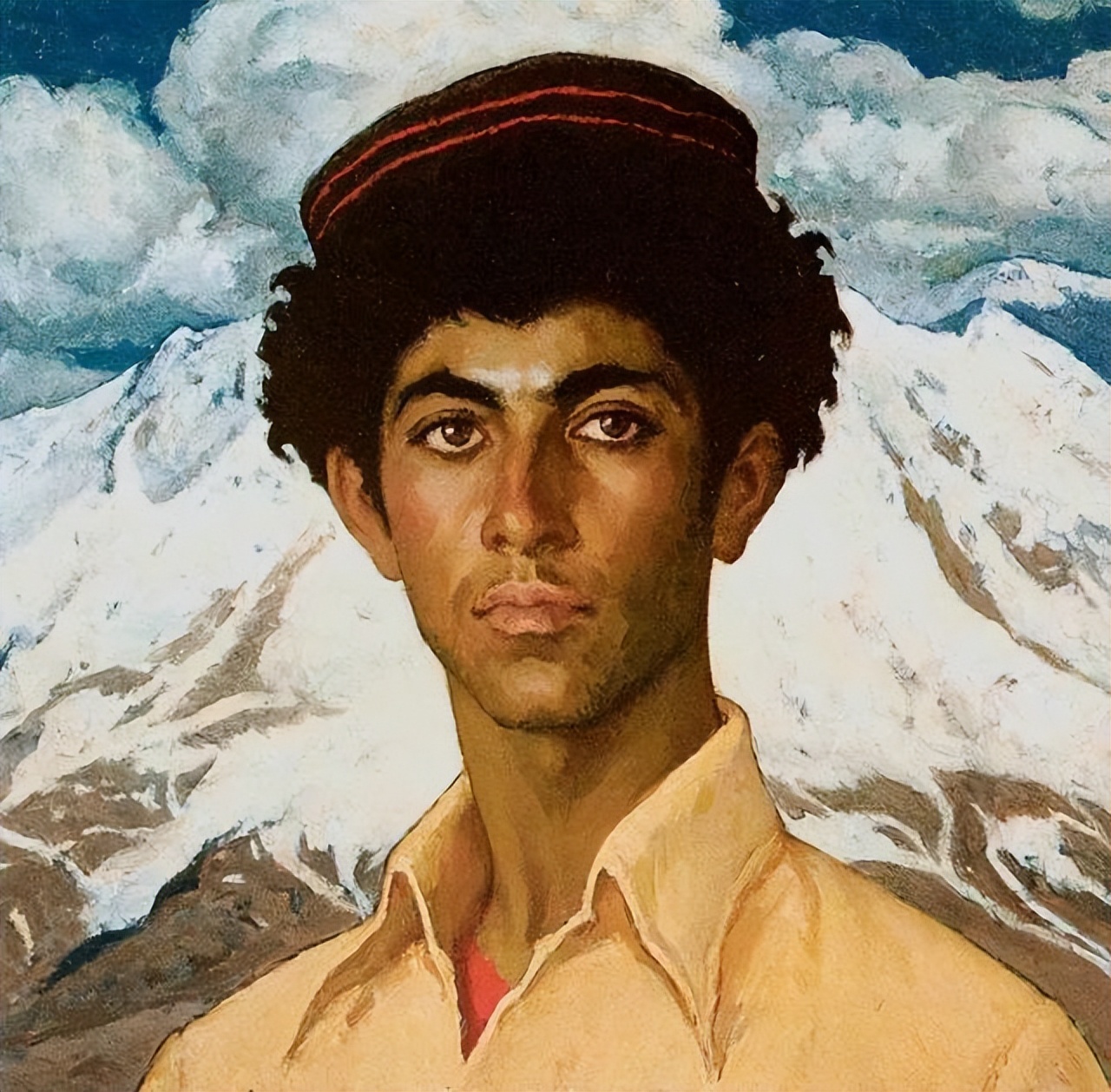 从新疆西藏美术作品展上看靳尚谊的《塔吉克新娘》