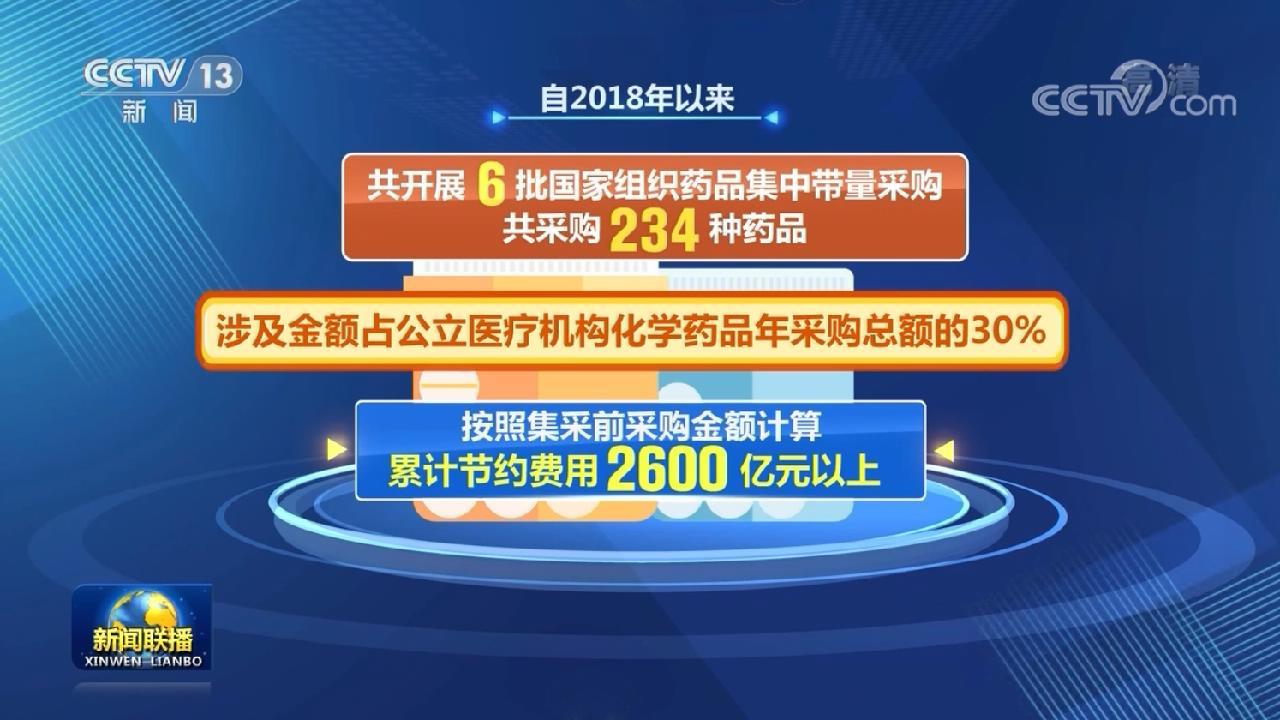 国家医保局：按照“稳临床、保质量、防围标、反内卷”原则持续推进集采改革