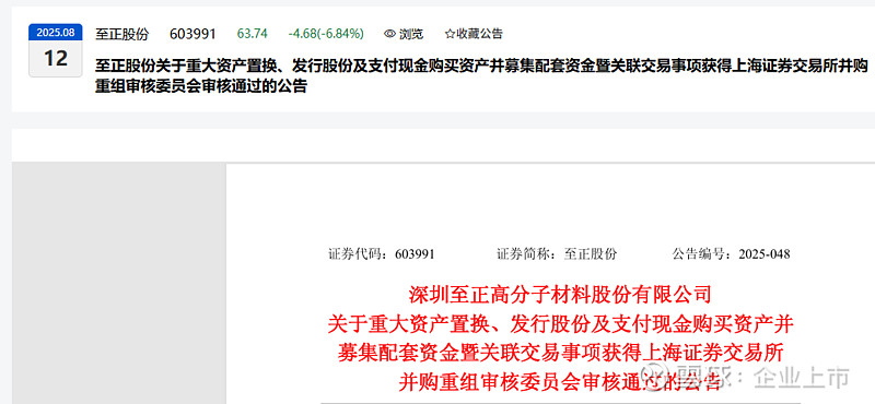 新规首例!A股跨境换股过会,外资做战投!