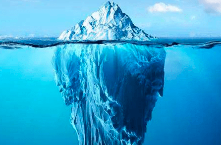 世界最大冰山解体