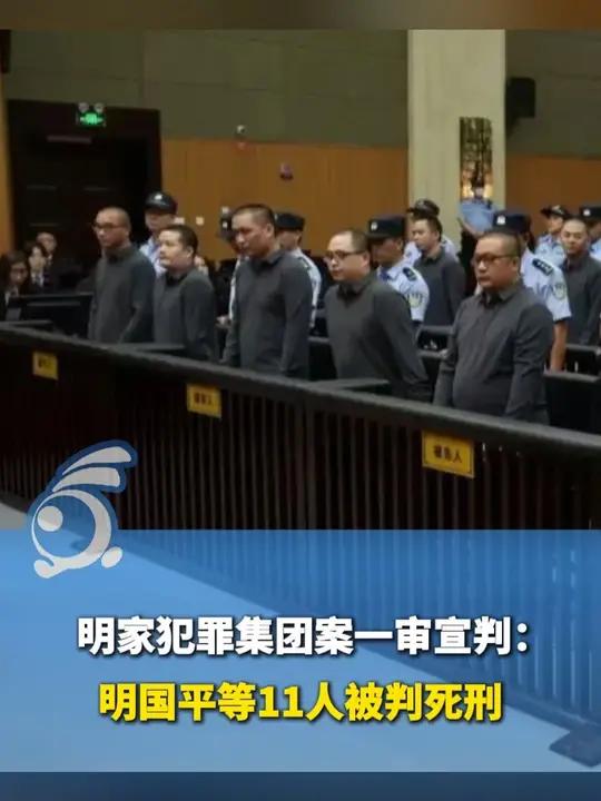 明家犯罪集团案11名罪犯,被执行死刑