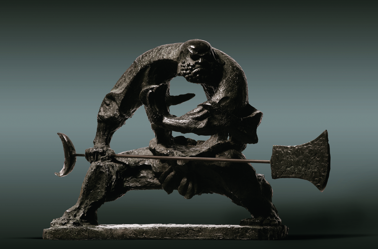 天地间?曾成钢雕塑作品展