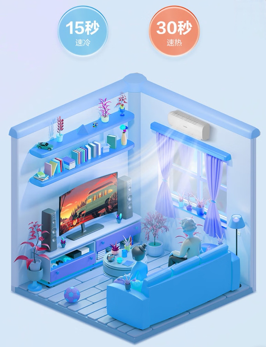 海尔智家获得实用新型专利授权：“多向出风的壁挂式空调室内机和空调器”