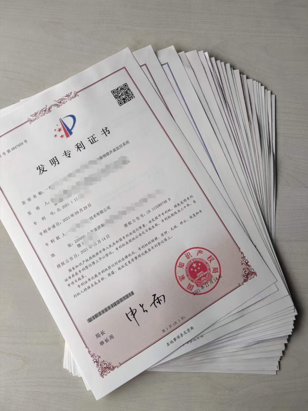 长江能科获得实用新型专利授权：“一种低能耗即停即启式火电厂制绿氢系统”