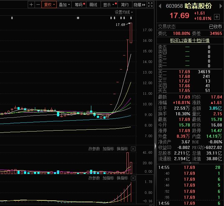 王力安防连收5个涨停板